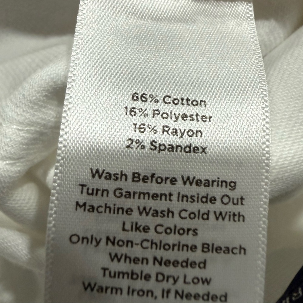 Talbots Simply Flattering Collection White Ankle Jeans - Picture 9 of 9